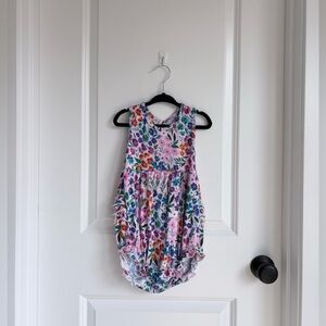 🌷Little Sleepies Sweetpea Floral Bamboo Bubble Romper